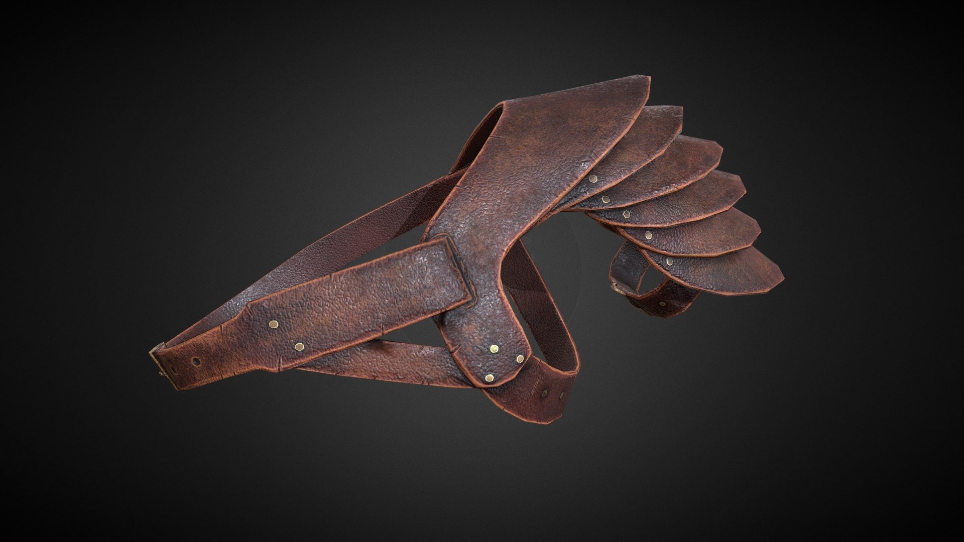 Leather Shoulder 3d model