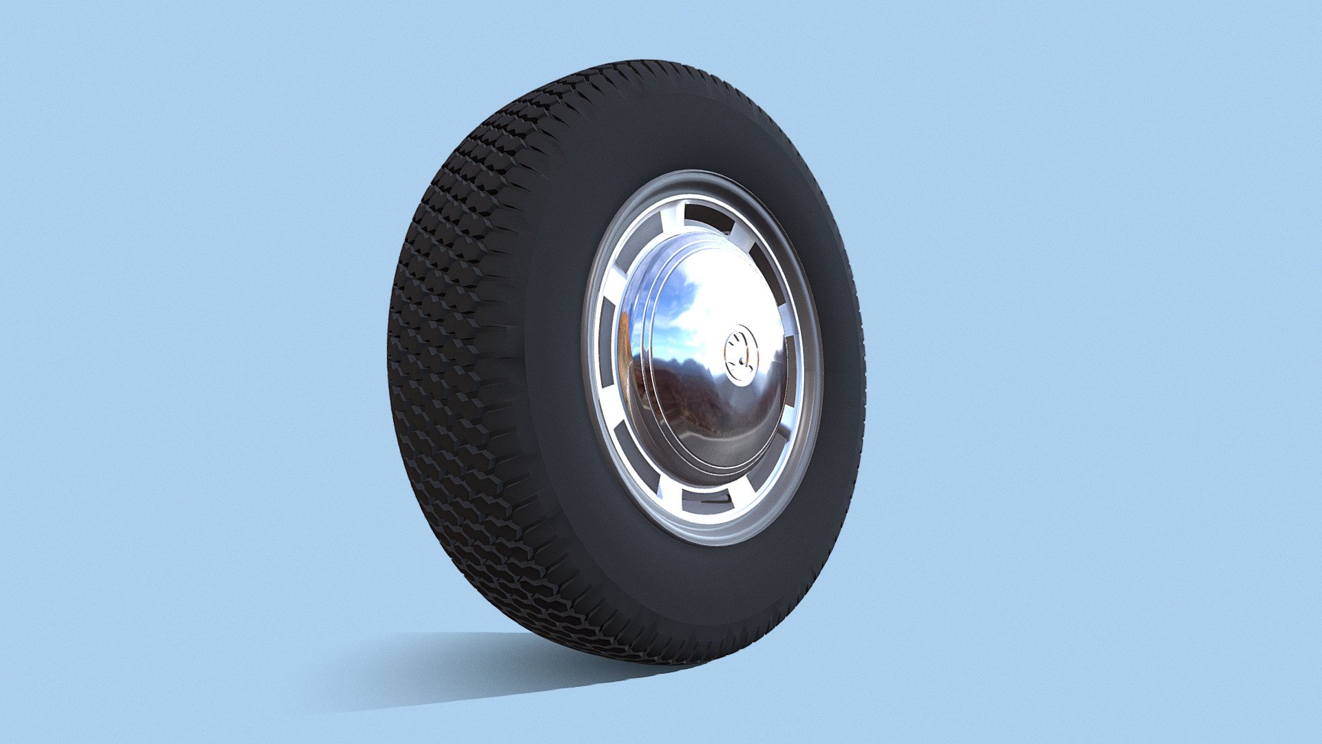 Škoda 14" wheel 3d model