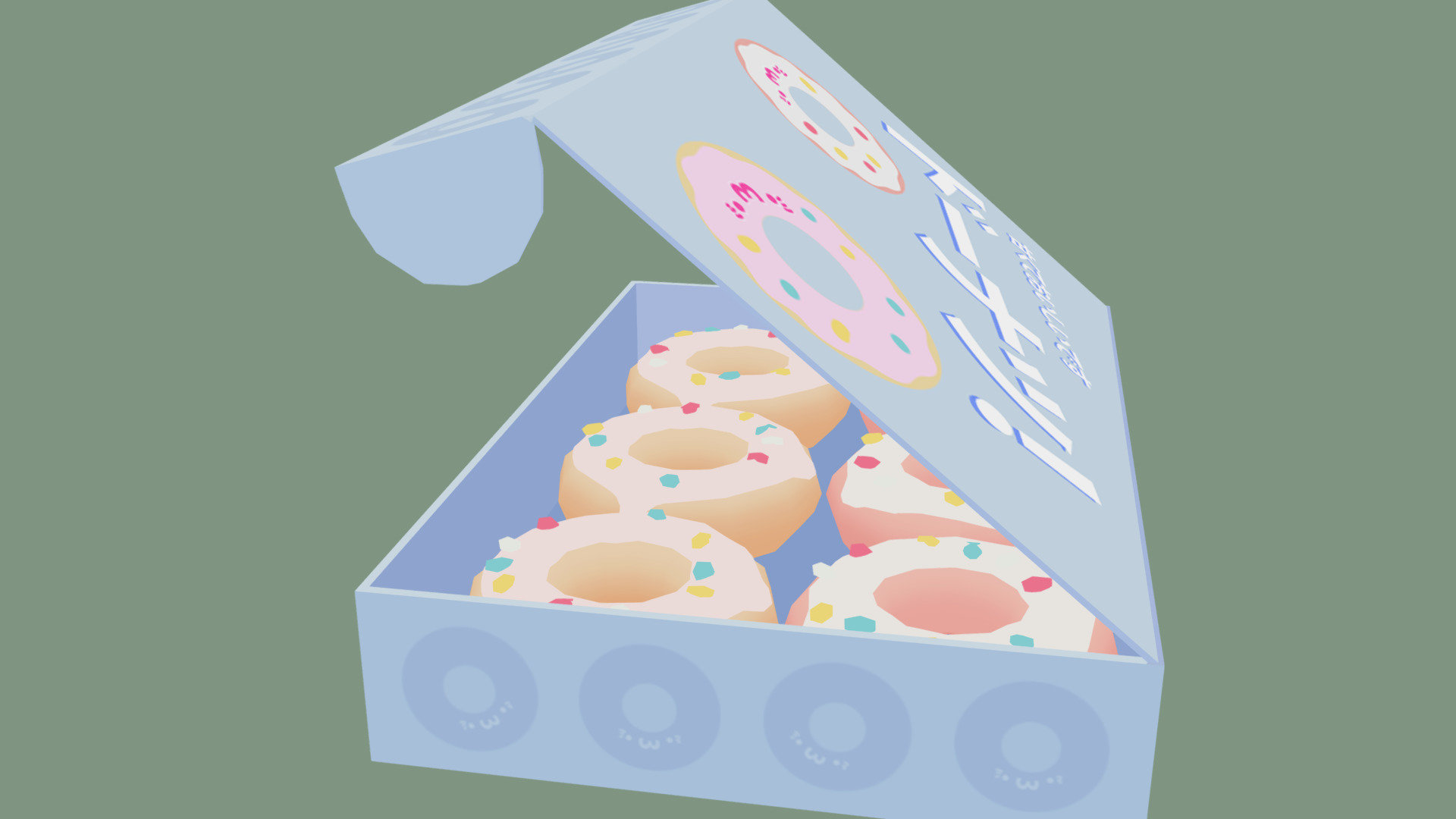 donuts 3d model