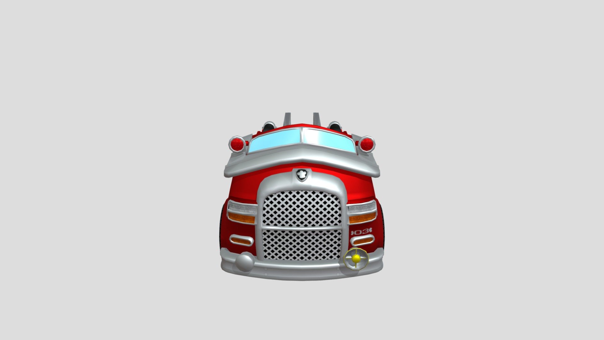 Marshall_fire_truck 3d model