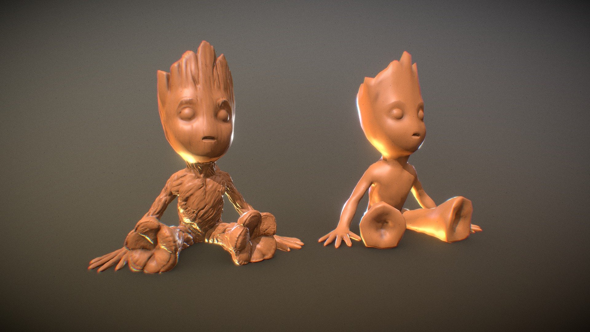 Baby Groot 3d model