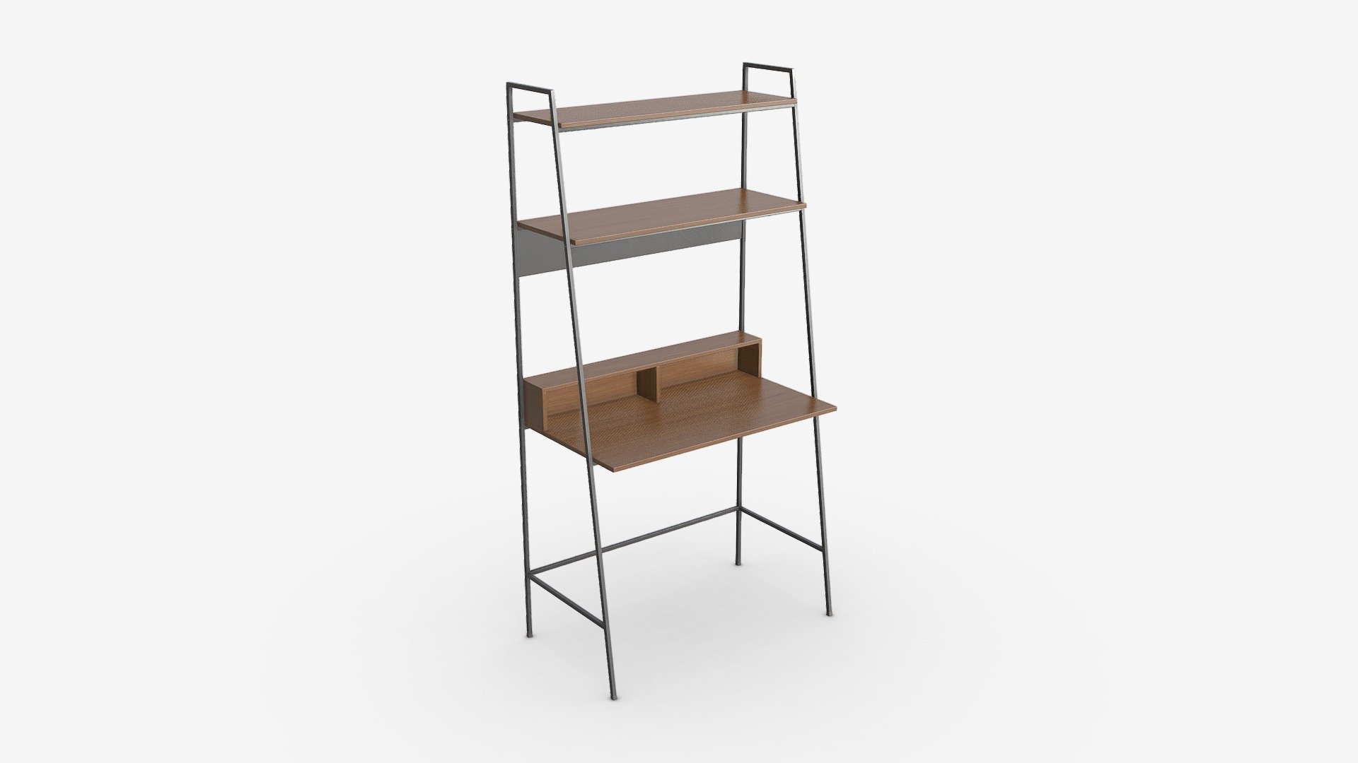 Urban Industrial Ladder Desk 3d model