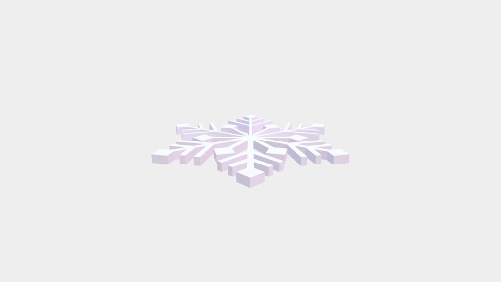 Snowflake_-_1 3d model