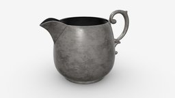 Old Metal Creamer