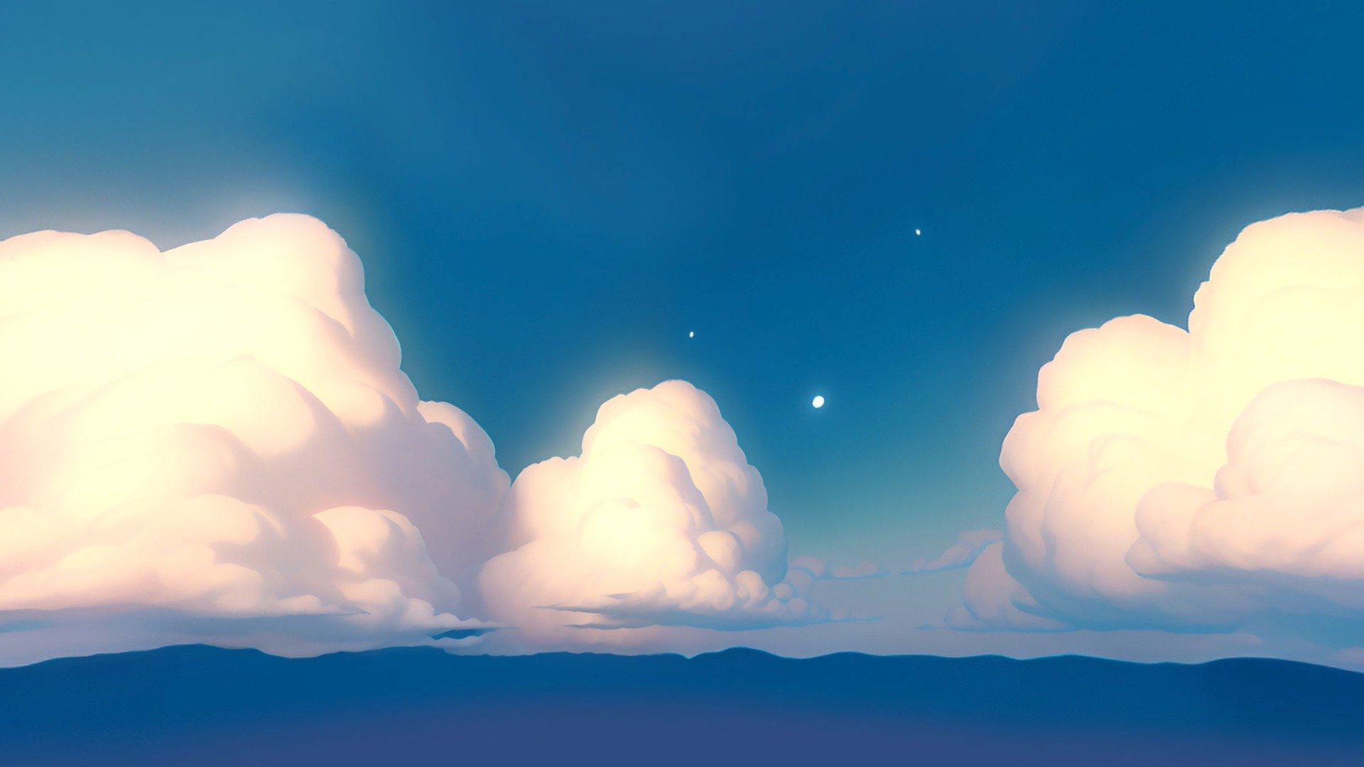 Stylized Cloudy Sky 3d model