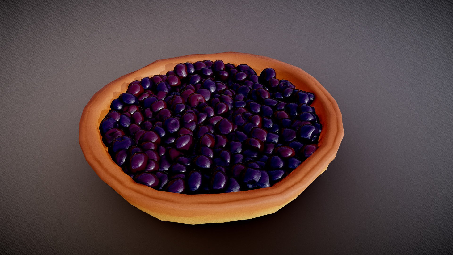 Blueberry Pie 3d model