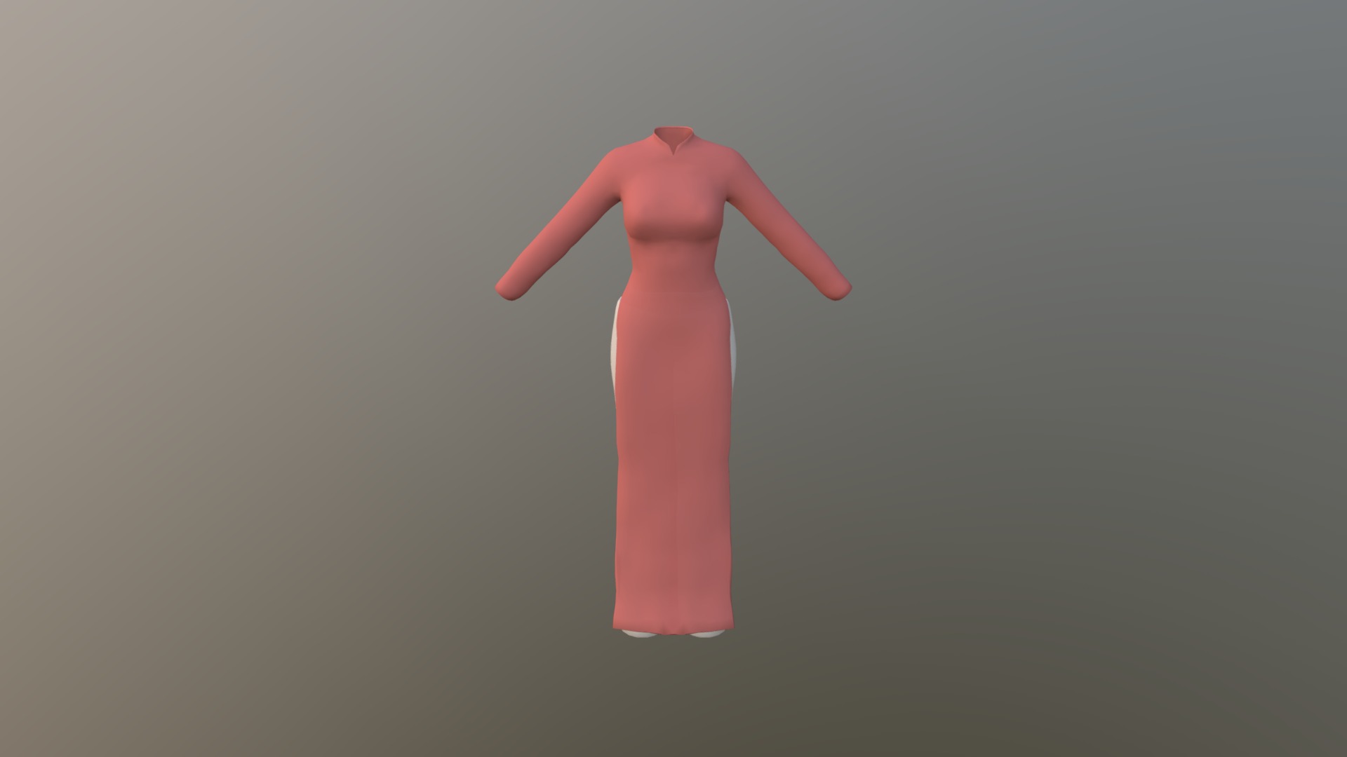 Ao Dai 3d model