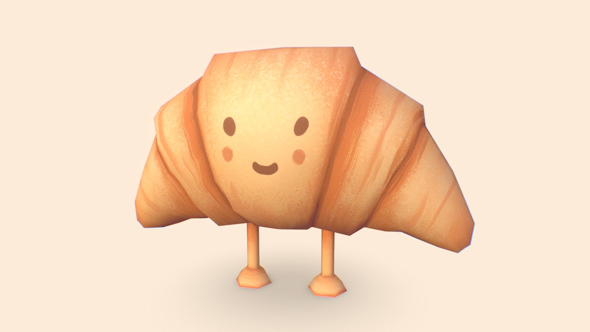 Croissant 3d model