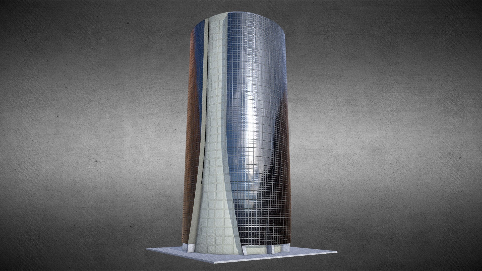 Sci-Fi building 3d model