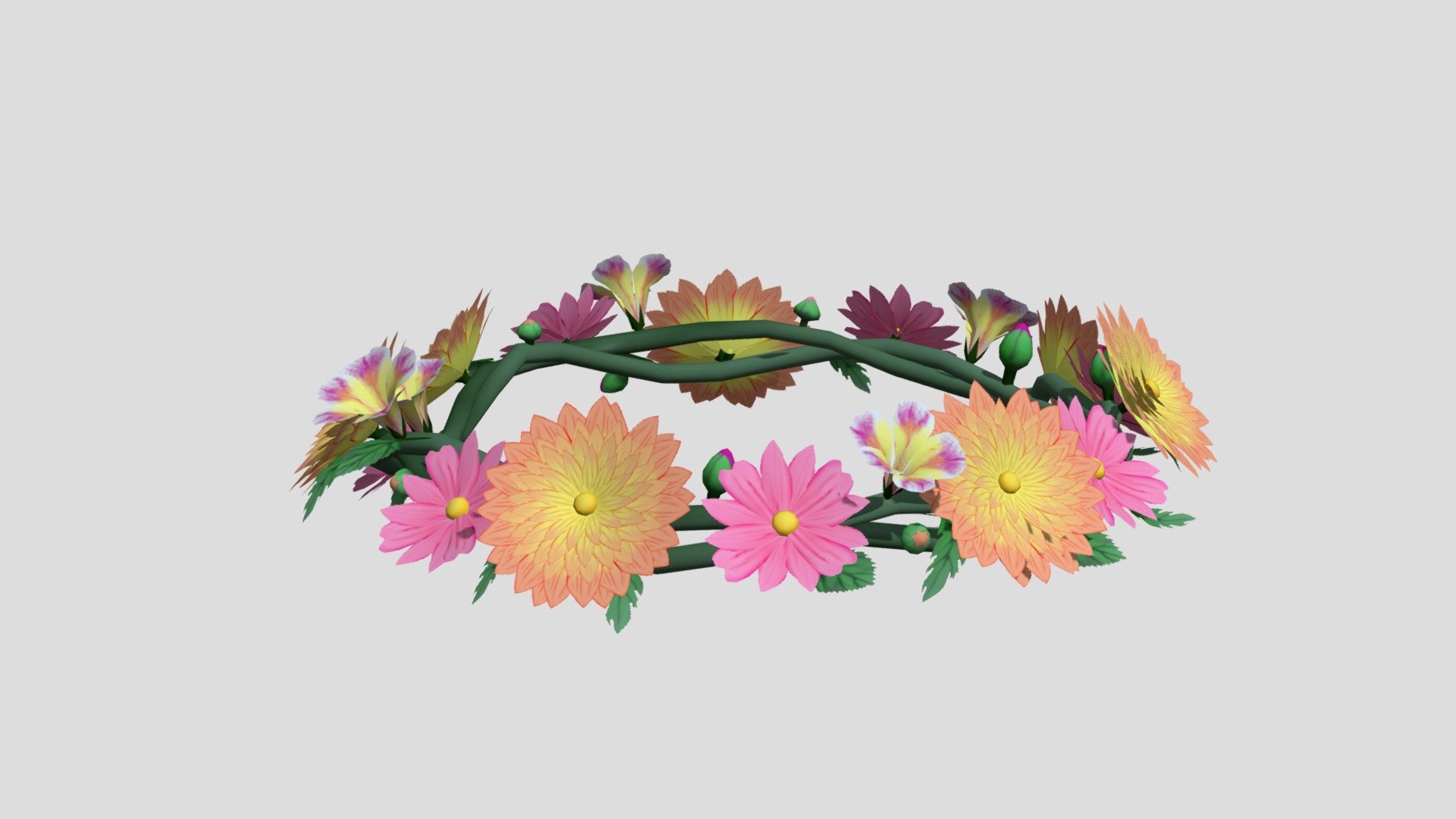 Flower Crown 3d model