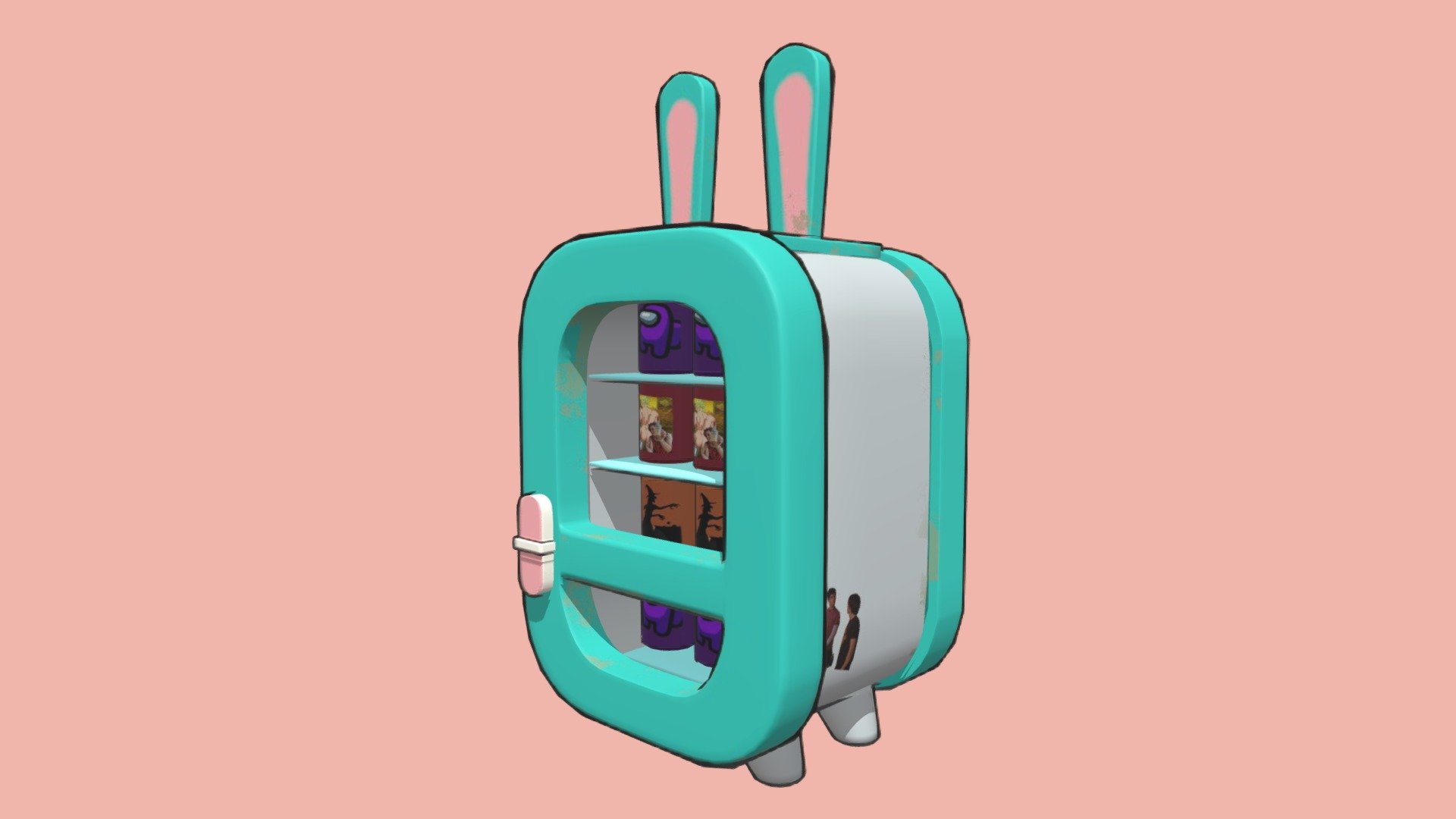 Bunny_fridge 3d model