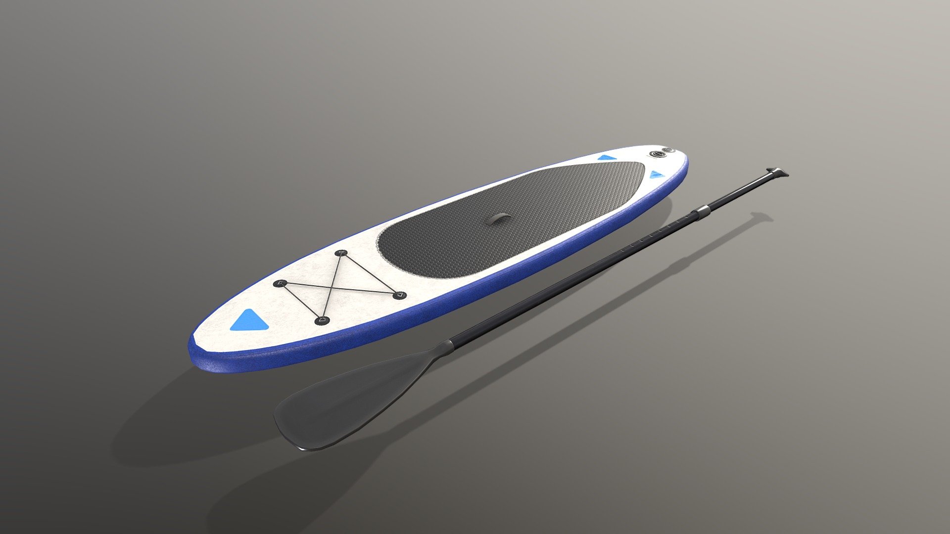 Stand-up-paddle board 3D skin2 3d model