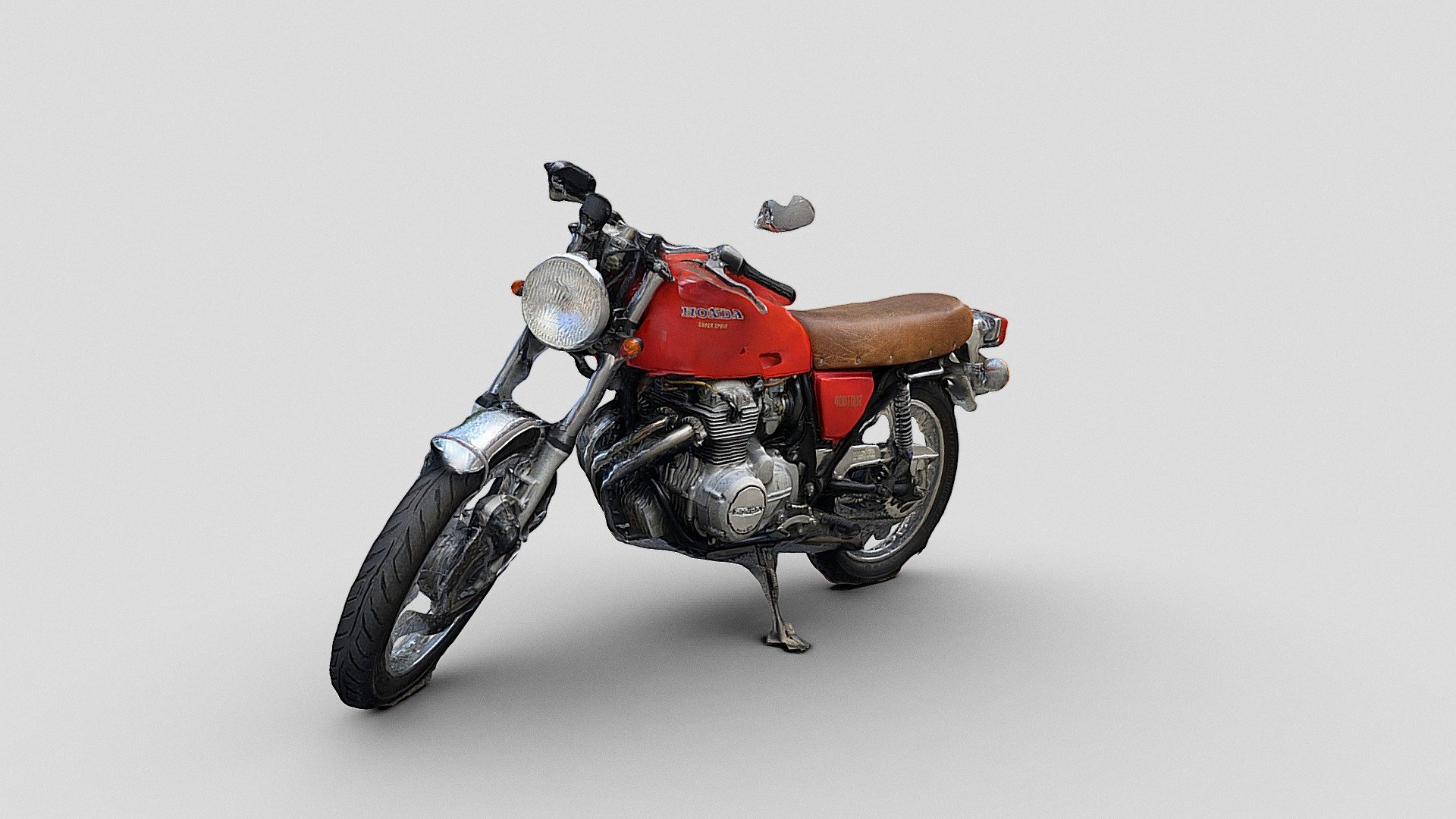 Honda CB400F motorbike 3d model