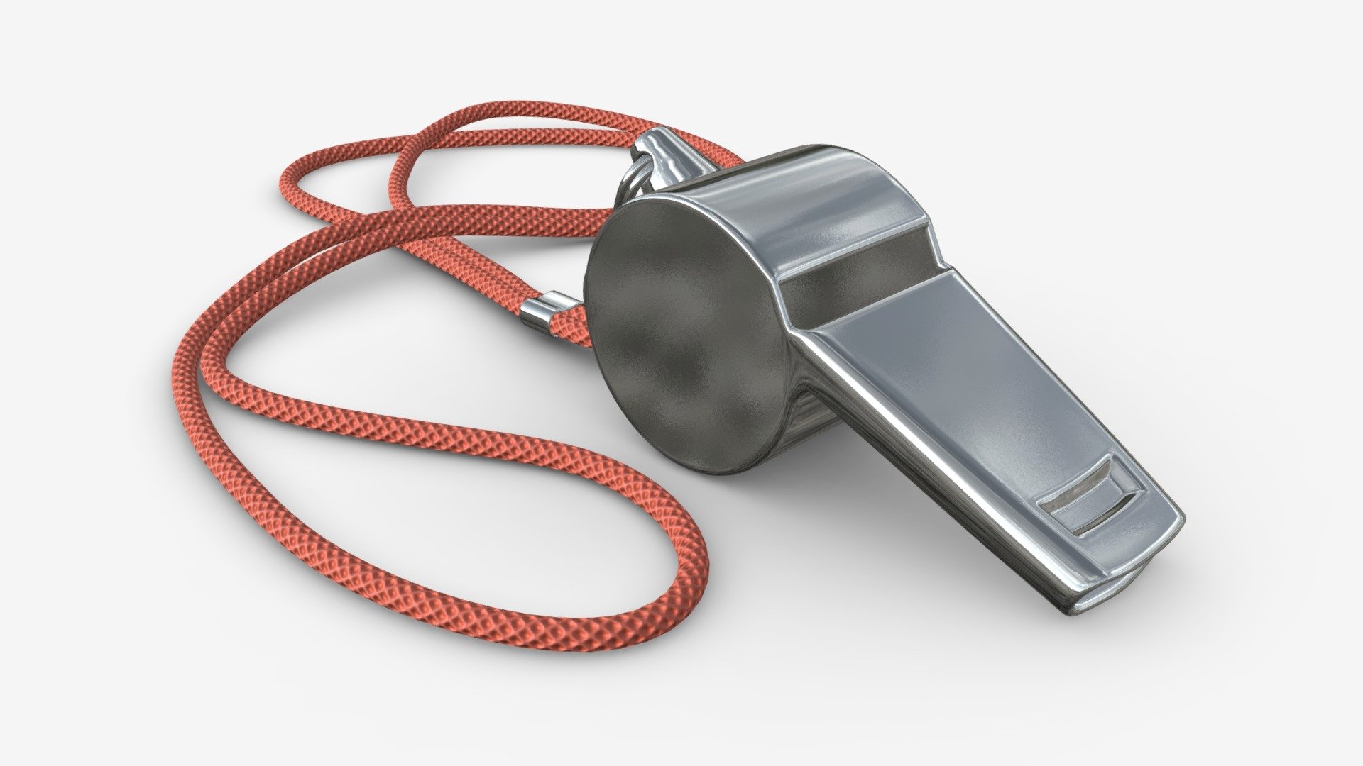 Metal whistle 3d model