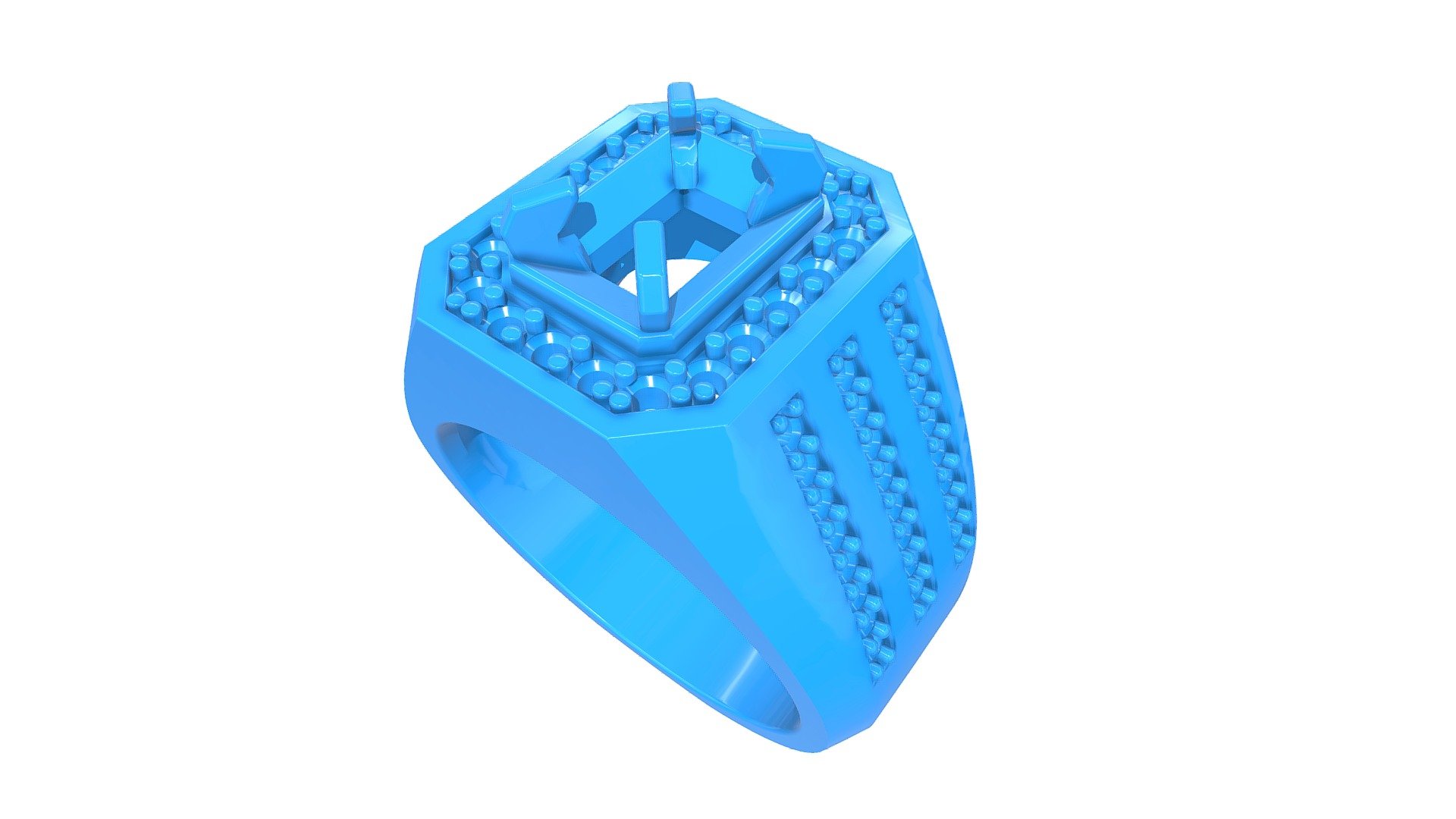 Ring Men Size 7US 3d model