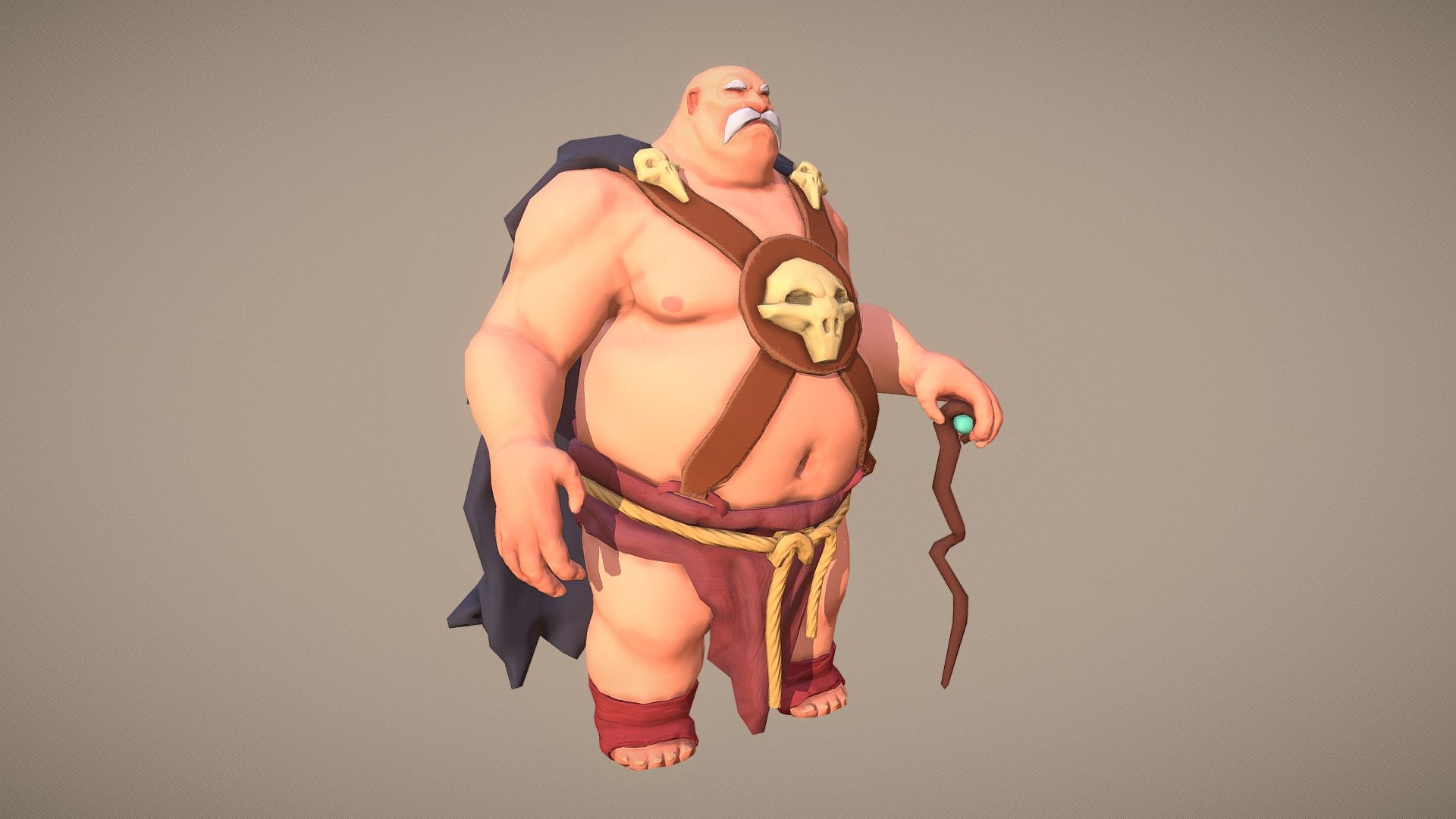 Old man 3d model