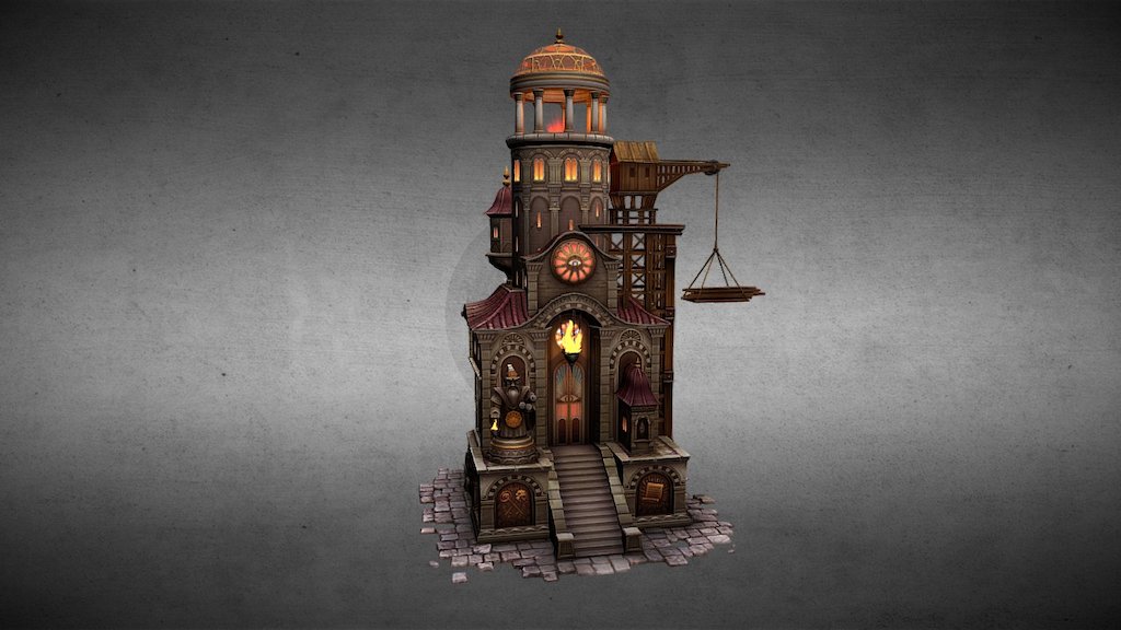 Gnome Tower concept 3d model