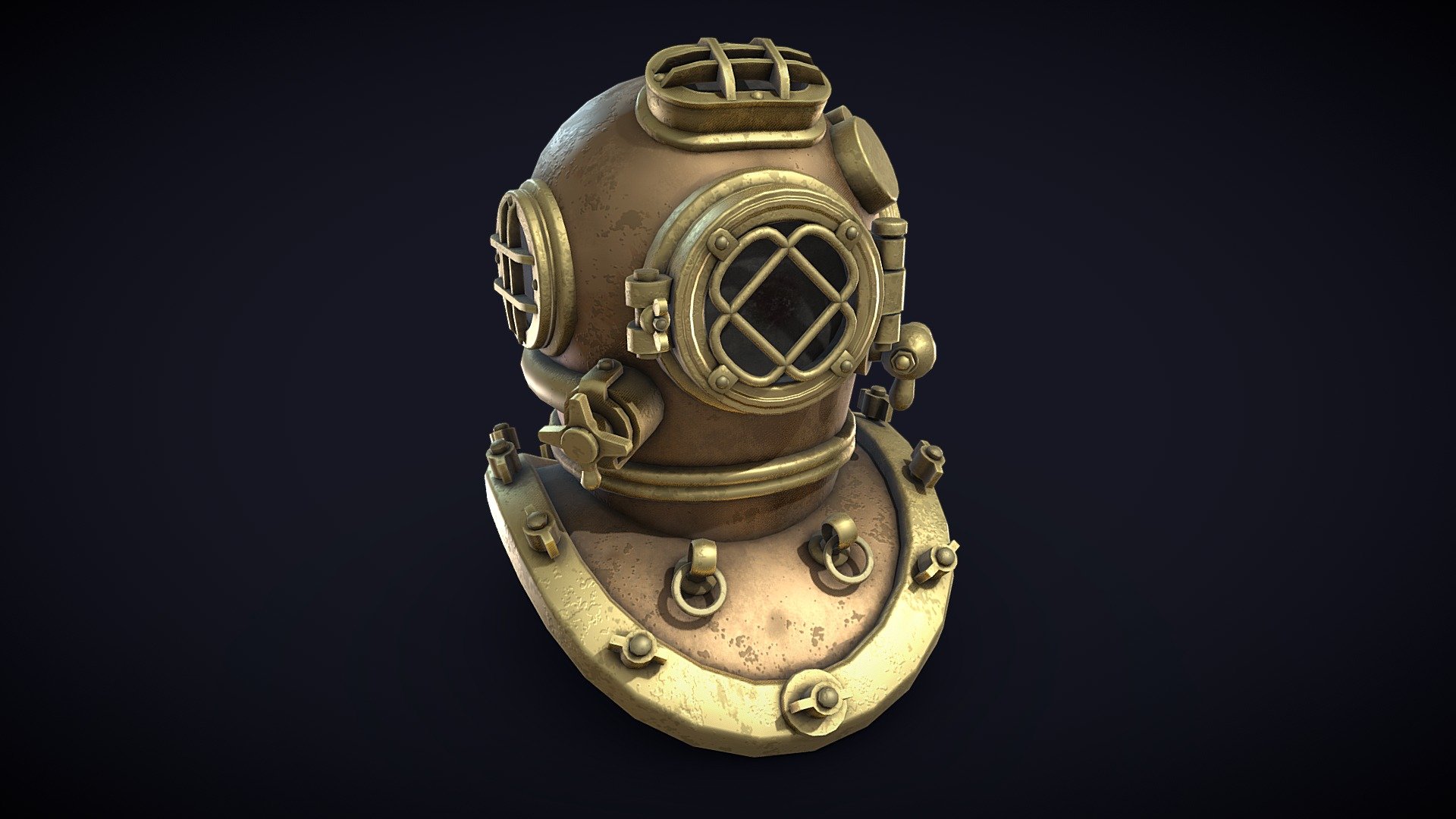 Diving Helmet 3d model