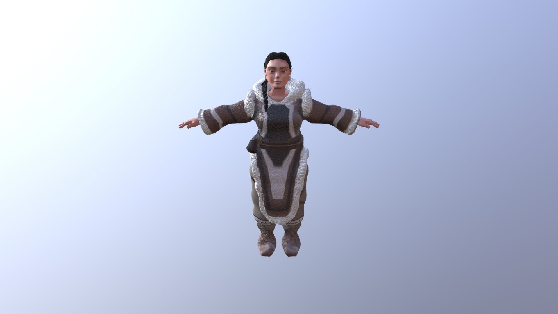 Inuit Woman 3d model