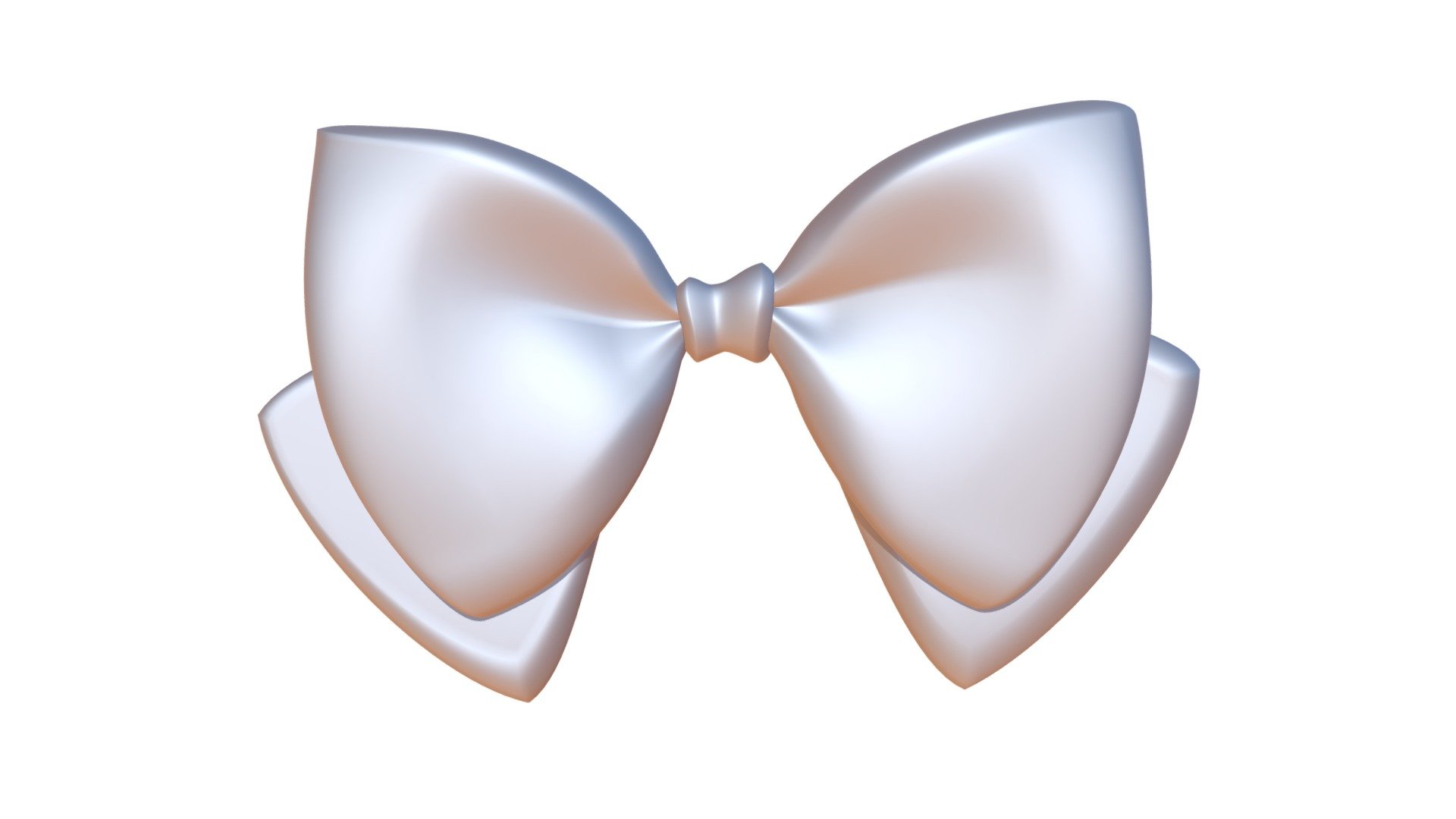 Bow Ribbon Knot 4 3d model