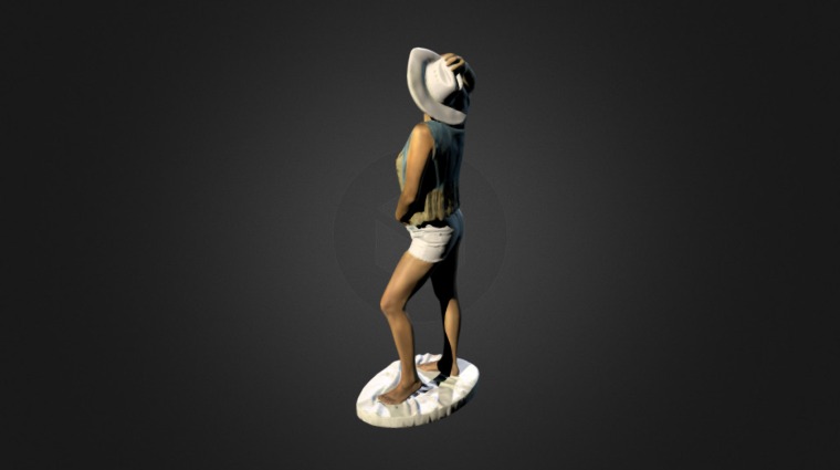 Cowgirl 3d model