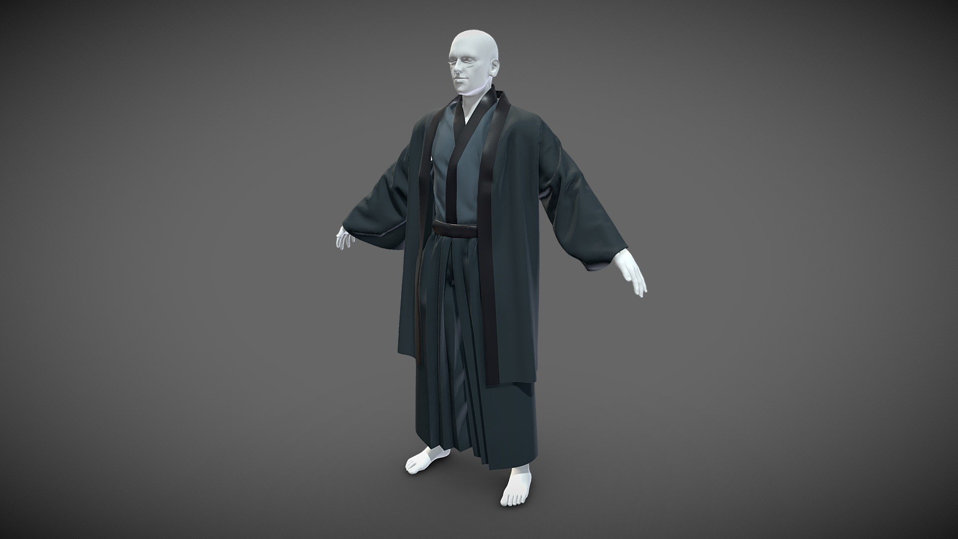 Kimono 3d model