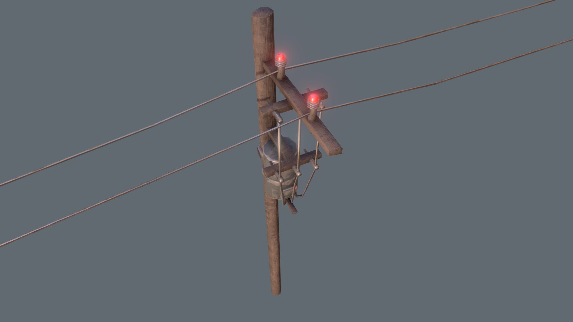 Electric Pole 3d model