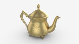 Vintage Brass Teapot