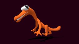 Orange From Rainbow Friends Animated