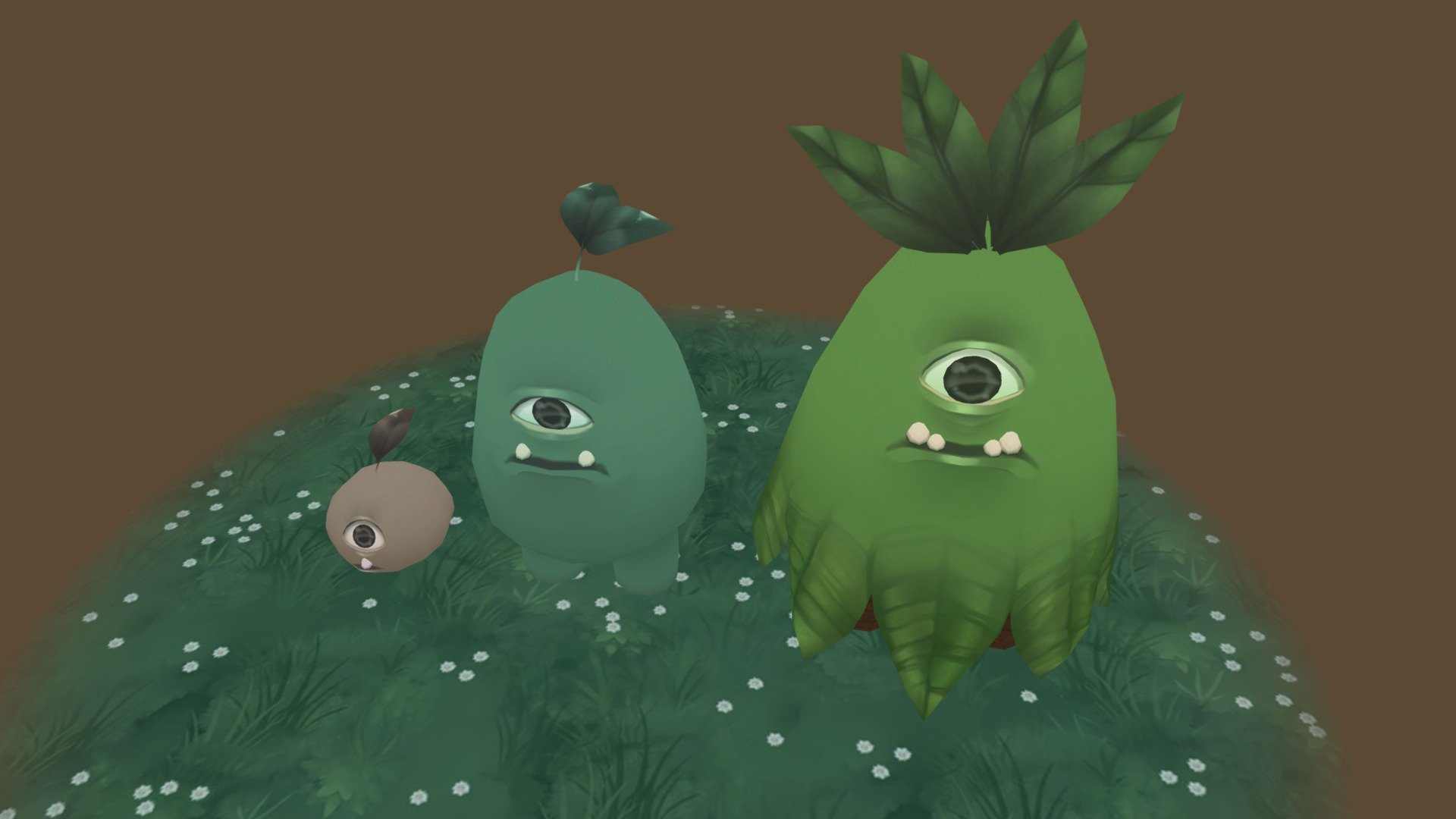 Bean Troops 3d model