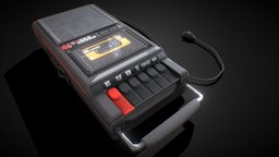 Tape Recorder 3D Model