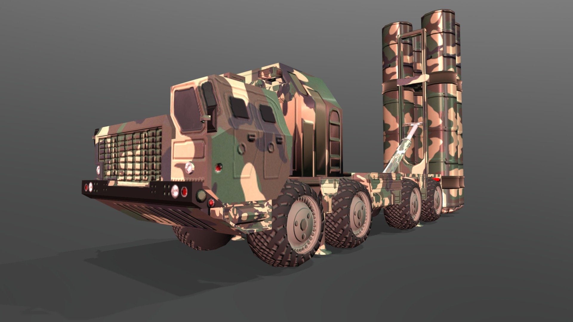 S400 Missile Louncher 3d model