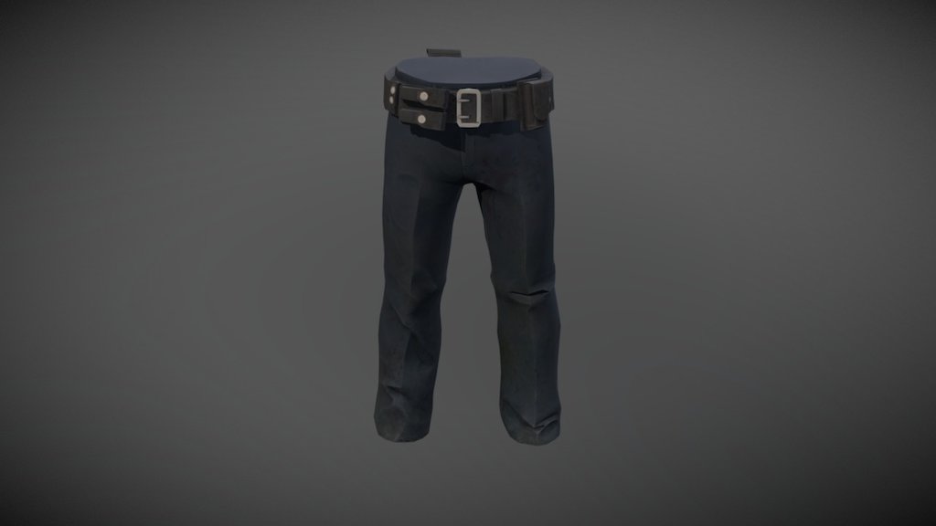 SKIN: POLICE SLACKS 3d model