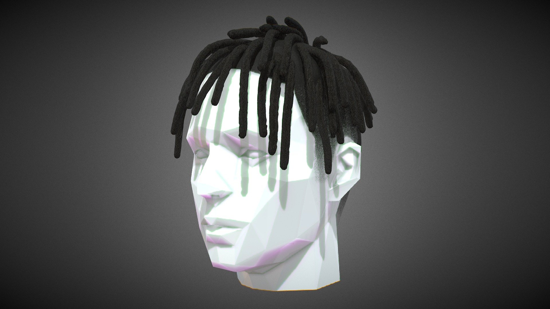 Short Forward Dreads 3d model