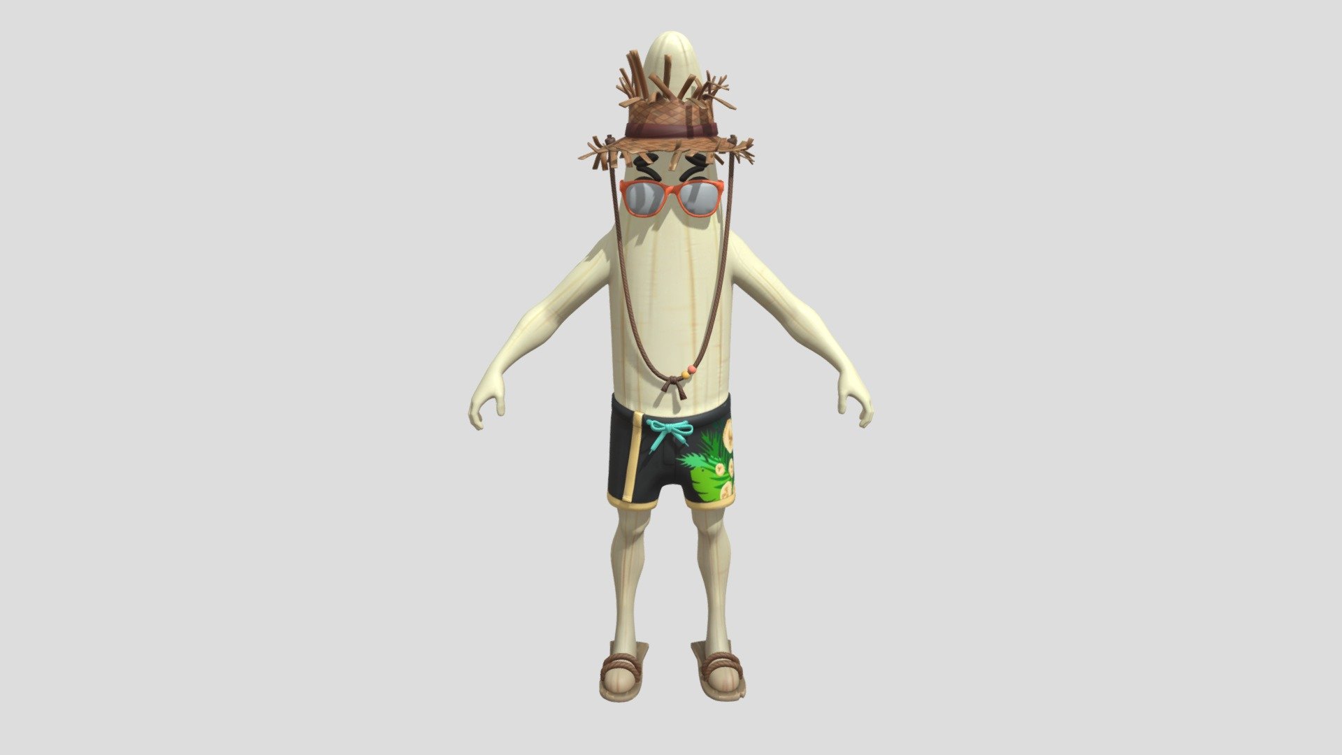 Banana Summer 3d model