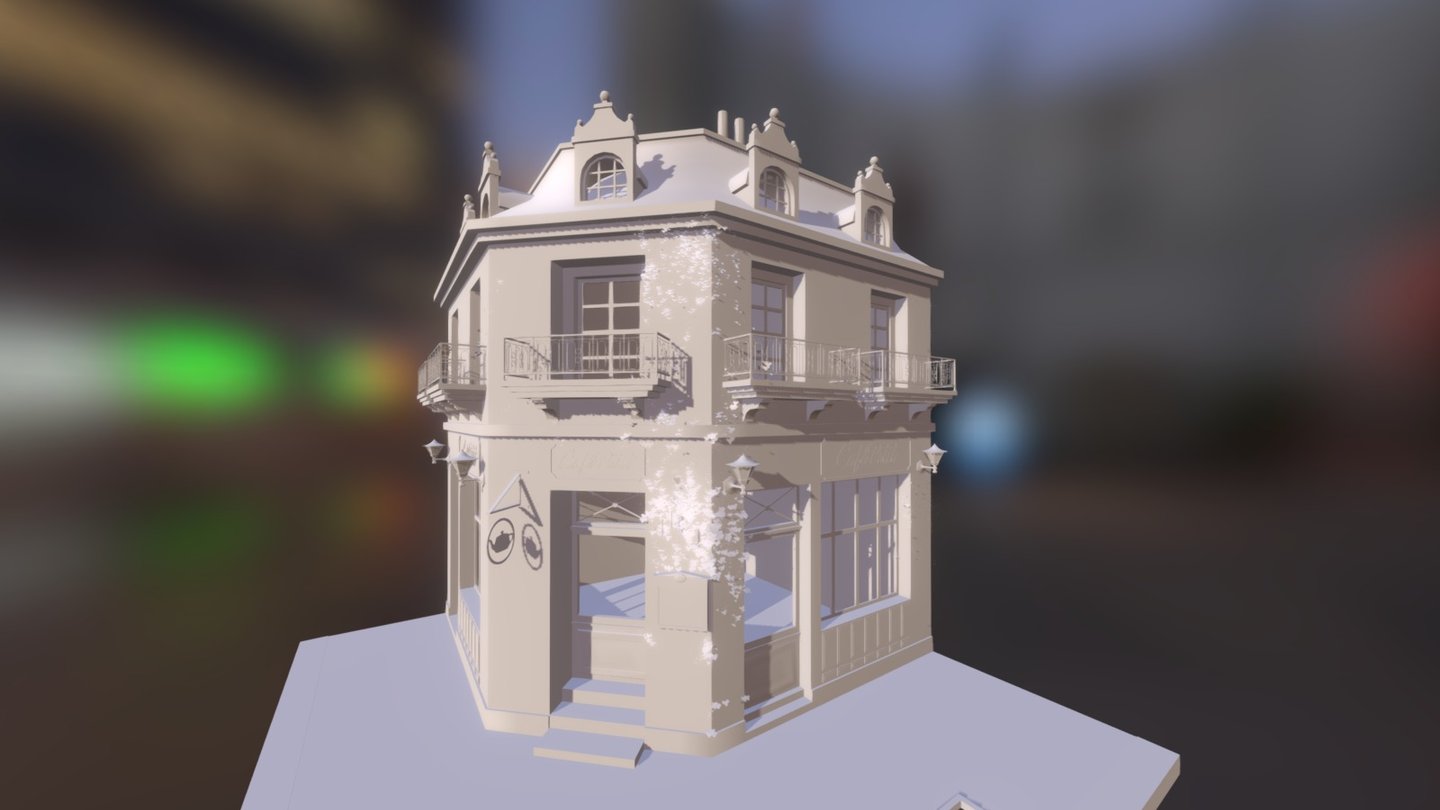 Café Petit 3d model