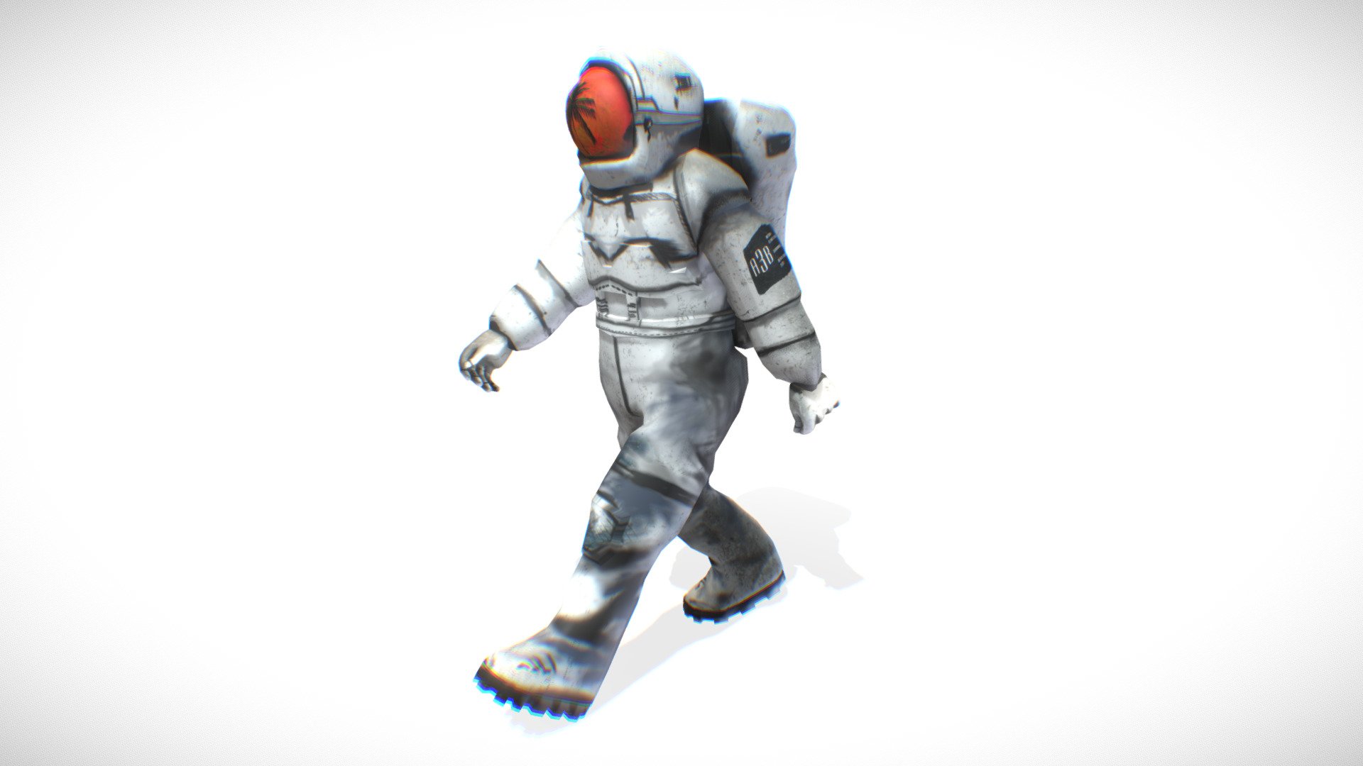 Cool Astronaut 3d model