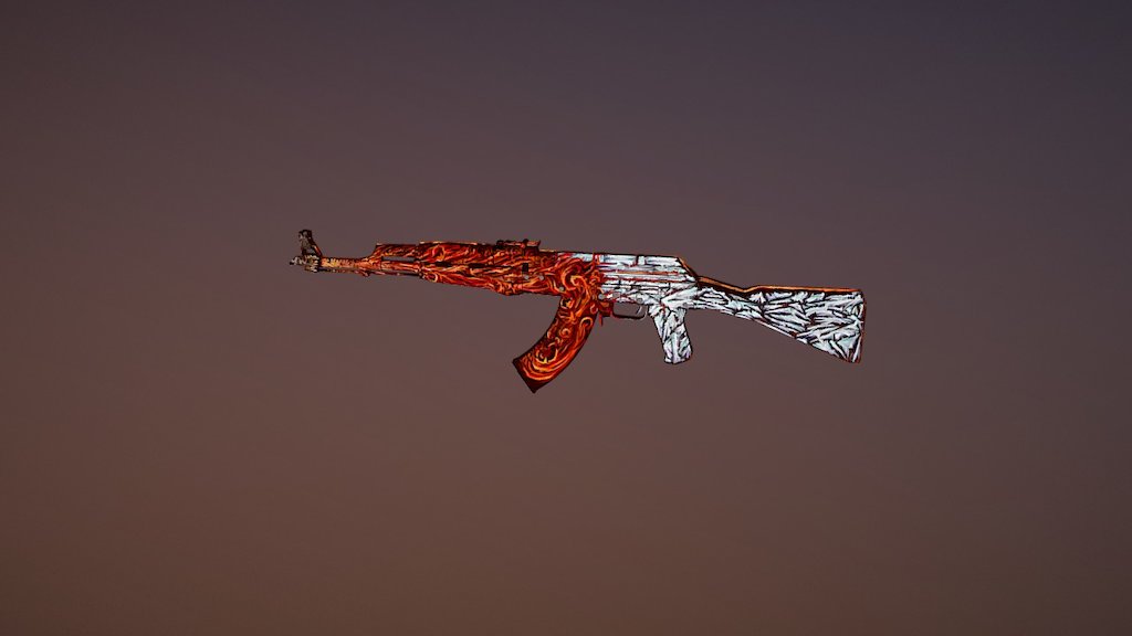 AK-47 3d model