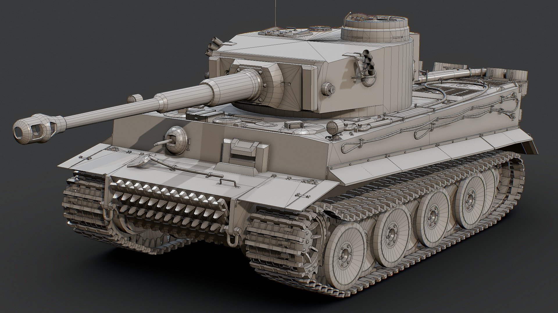 Tiger H1 3d model