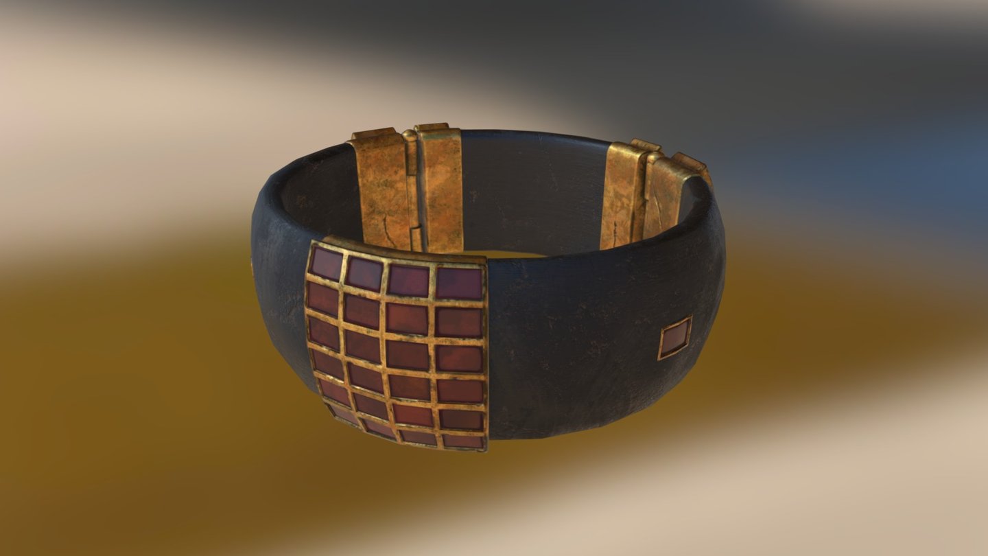 Garnet Bracelet (Sniper: Ghost Warrior 3) 3d model