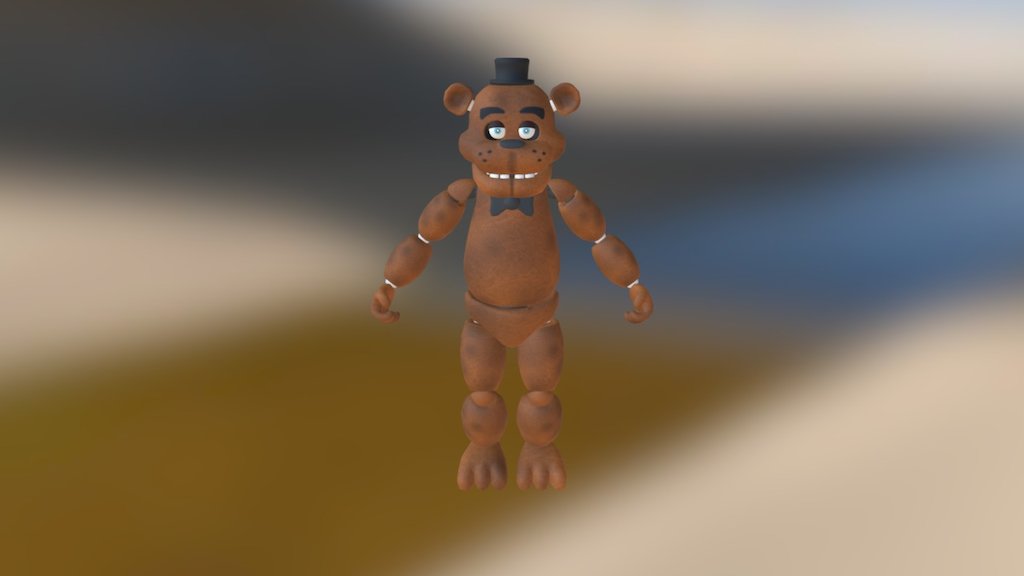 Freddy faz bear 3d model