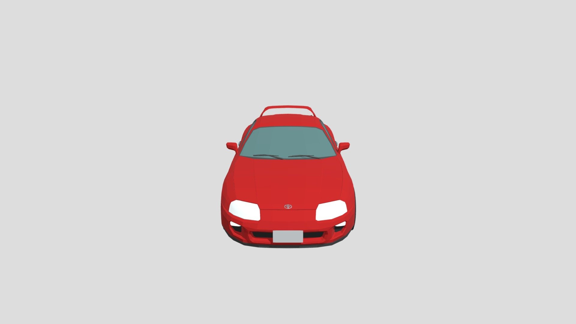 Low Poly Toyota Supra JZA80 Mark4 1994 3d model